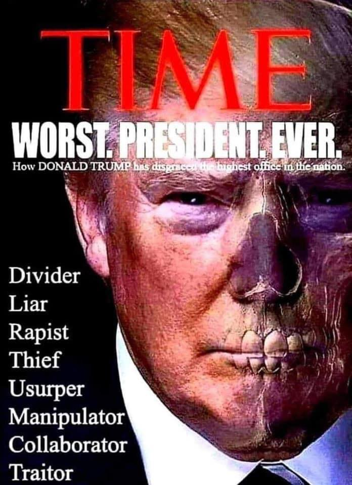 Fact Check Time Magazine Cover Does NOT Call Trump 'Worst. President